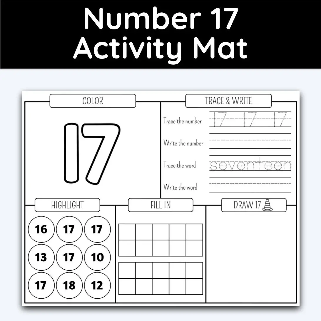 Number activity mat