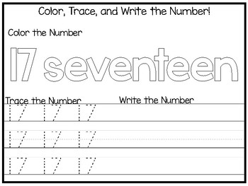 All about the number tracing worksheets and activities preschool