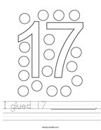 Number worksheets