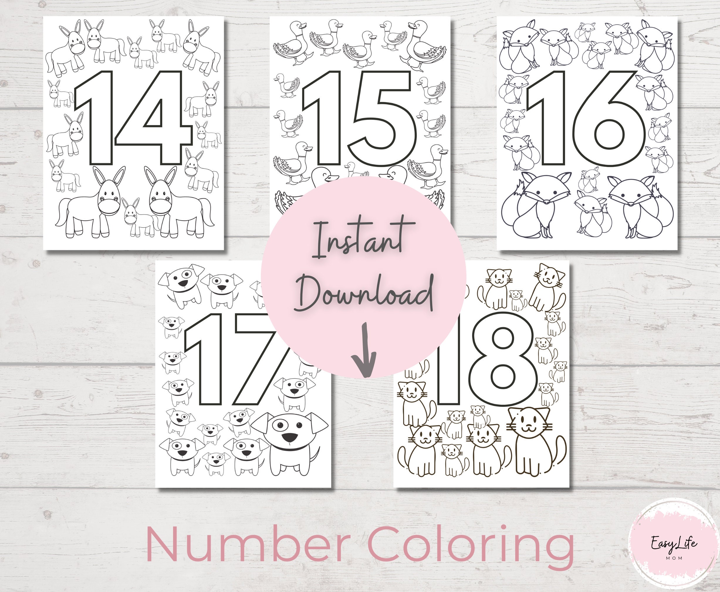 Printable numbers coloring pages coloring page preschool activities prek worksheets homeschool printable preschool sheets