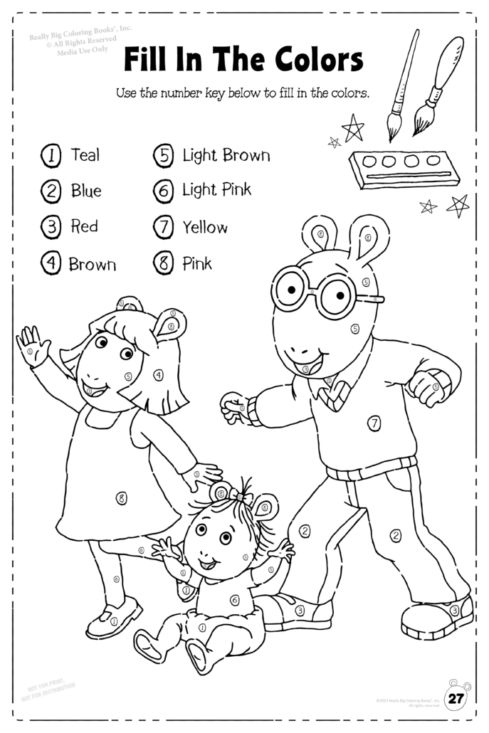 Arthurâ giant coloring book x