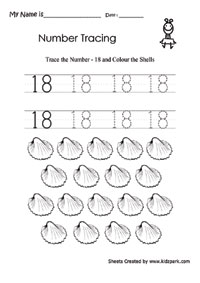 Numbers tracing worksheetdownloadable activity sheetspreschool printables