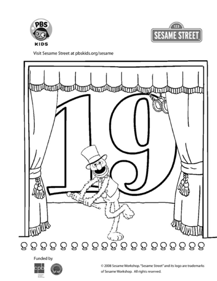 The number coloring page kids coloringâ kids for parents