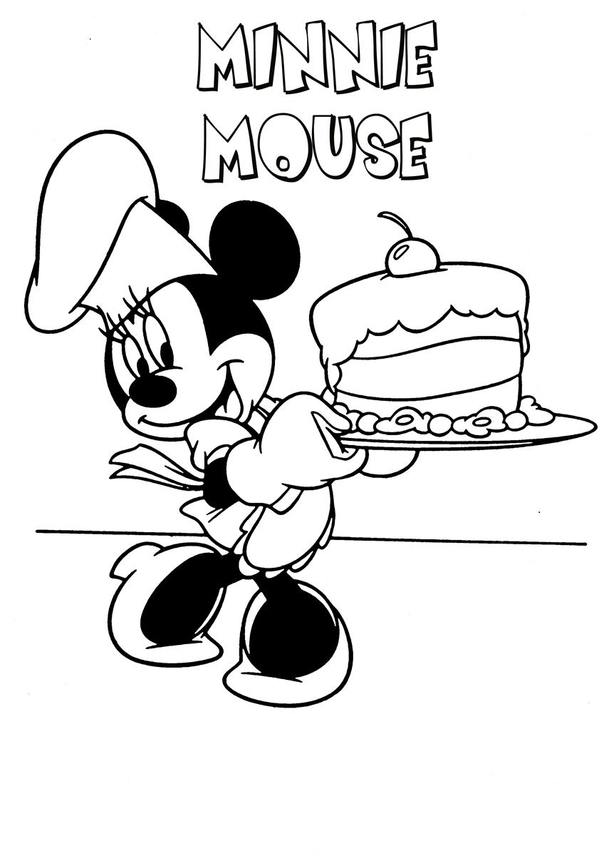 Mickey mouse coloring page