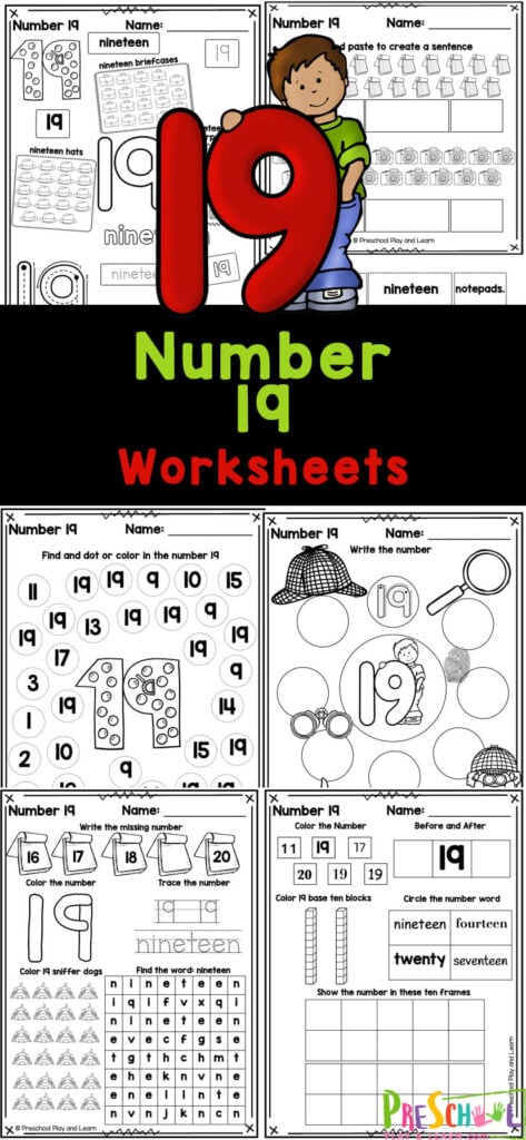 Free printable number tracing worksheets