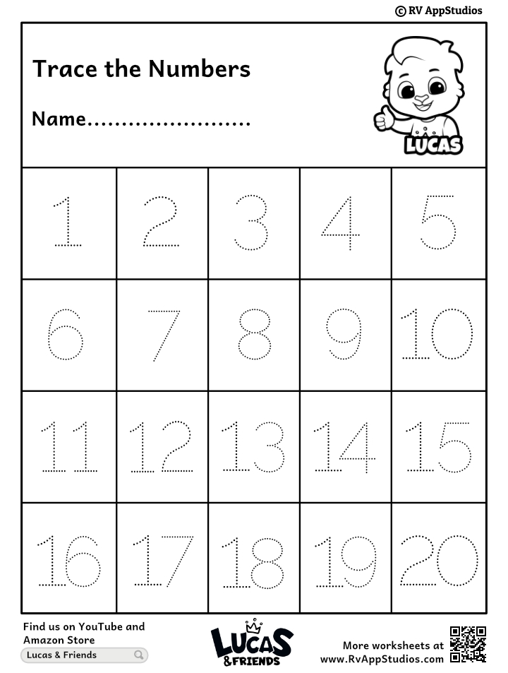 Free printable worksheets for kids