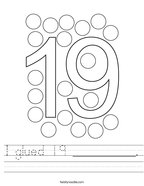 Number worksheets