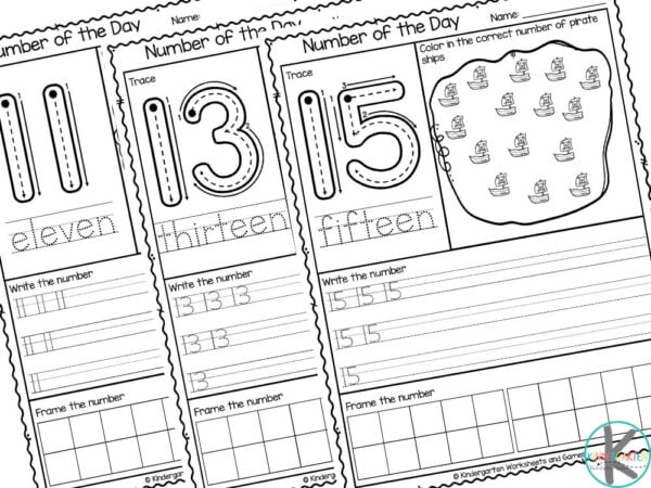 Ð free printable pirate numbers