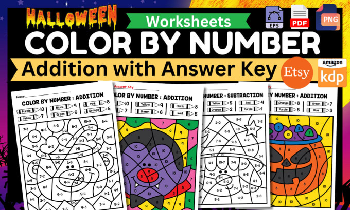 Color by numbers or color by code worksheet coloring pages by clippingseller