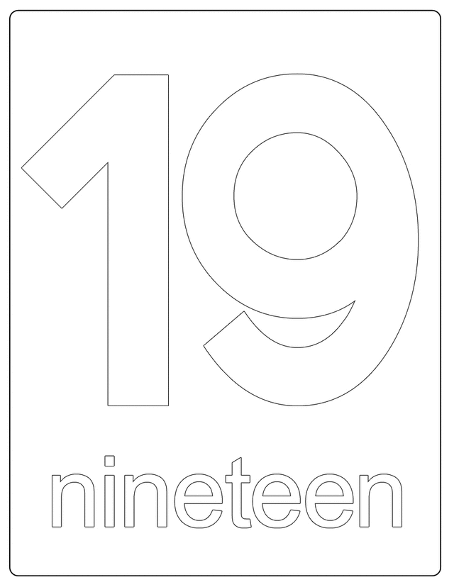 Printable number