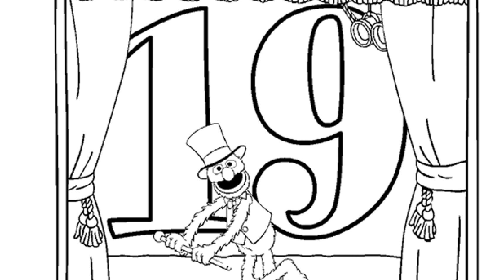 The number coloring page kids coloringâ kids for parents