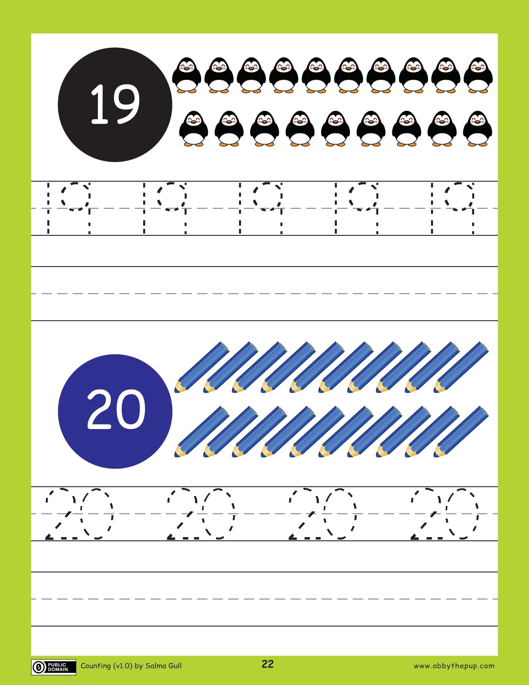 Handwriting worksheet of numbers free printable puzzle games