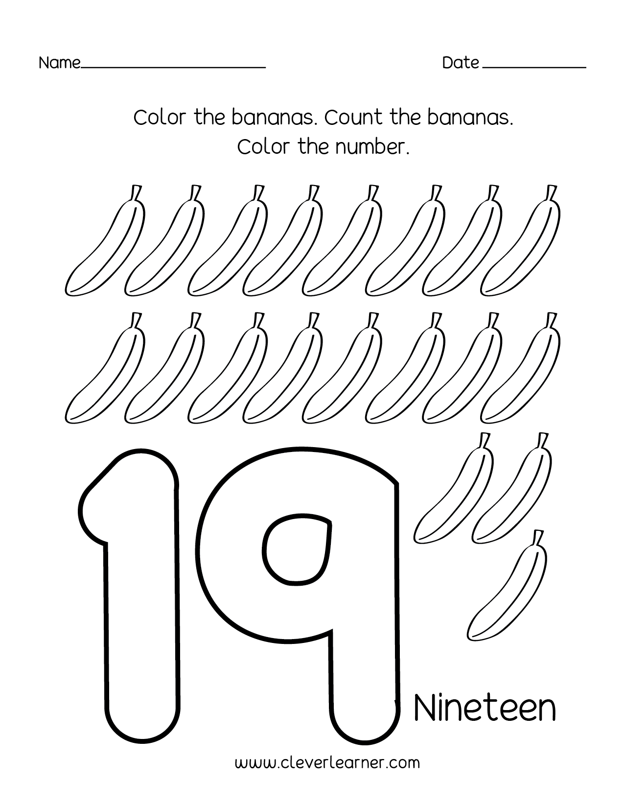 Number writing counting and identification printable worksheets for children