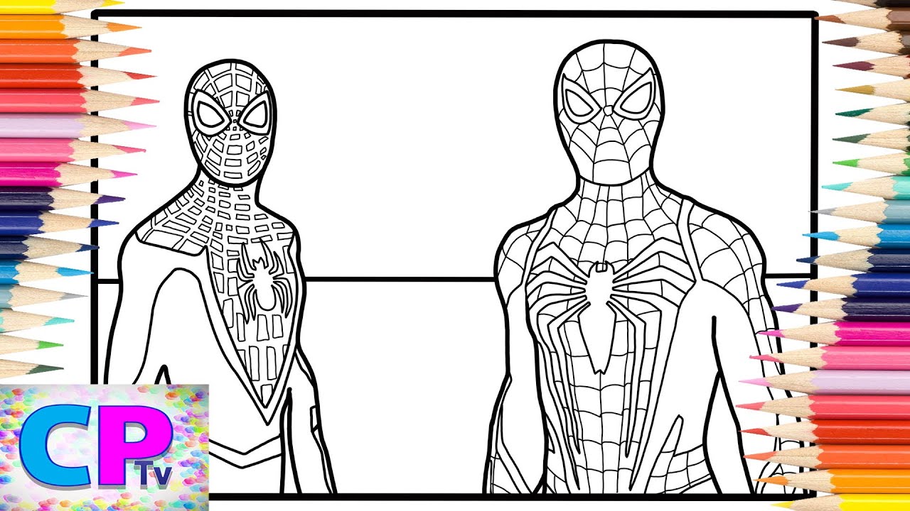 Spideran ipad pro coloring pagessuperhero coloringelektronoia rud