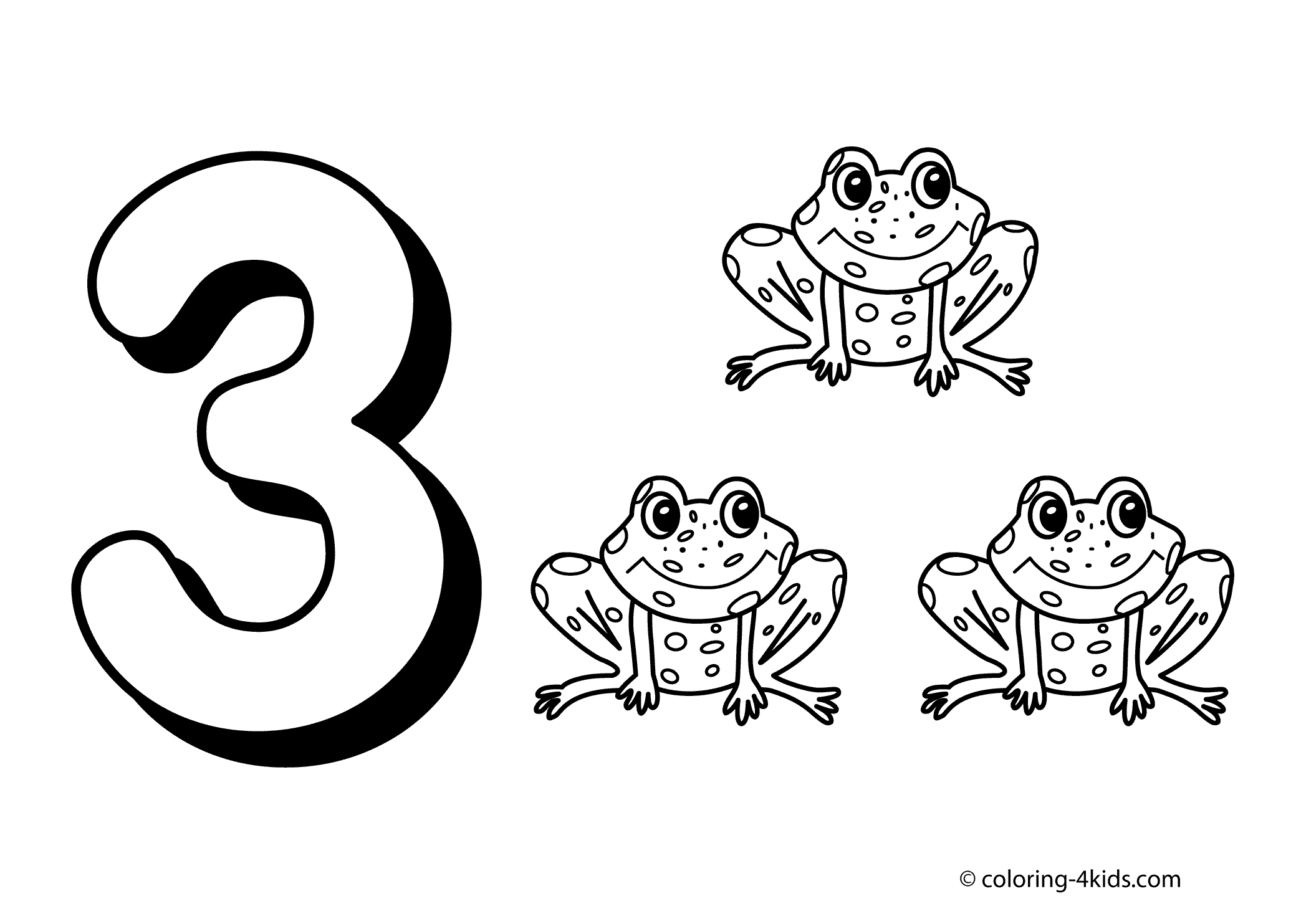 Numbers coloring pages for kids printable free digits coloring books kids printable coloring pages coloring pages frog coloring pages