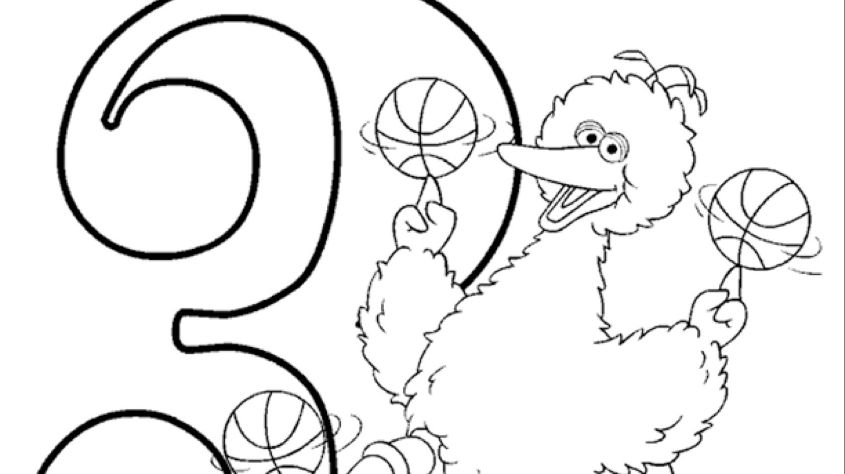 The number coloring page kids coloringâ kids for parents