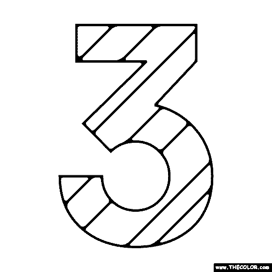 Nubers online coloring pages