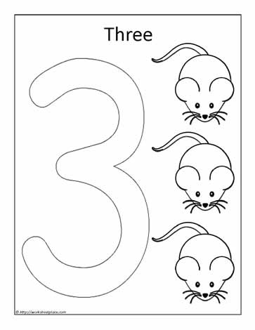 Color the number worksheets