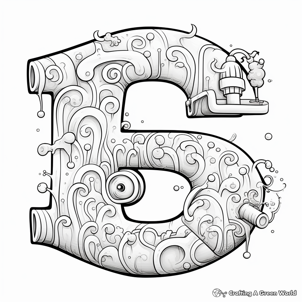 Alphabet coloring pages