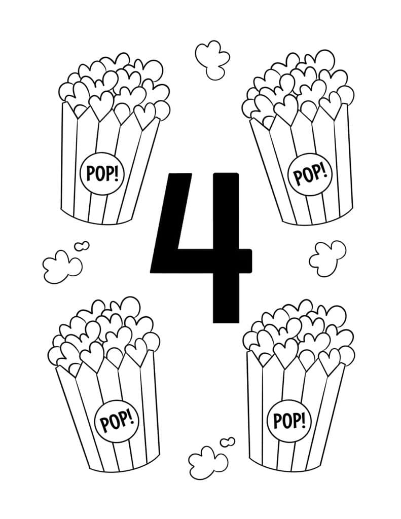 Free number worksheets for preschool â the hollydog blog