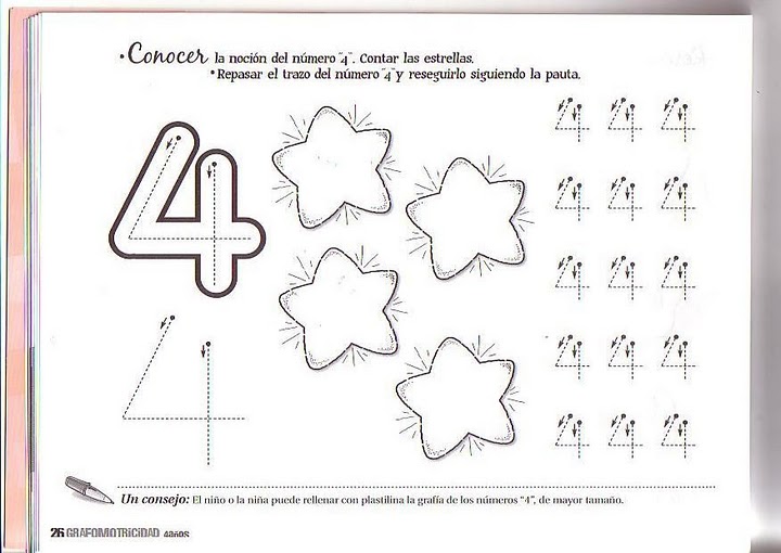 Number four coloring and tracing worksheets crafts and worksheets for preschooltoddler and kindergarten