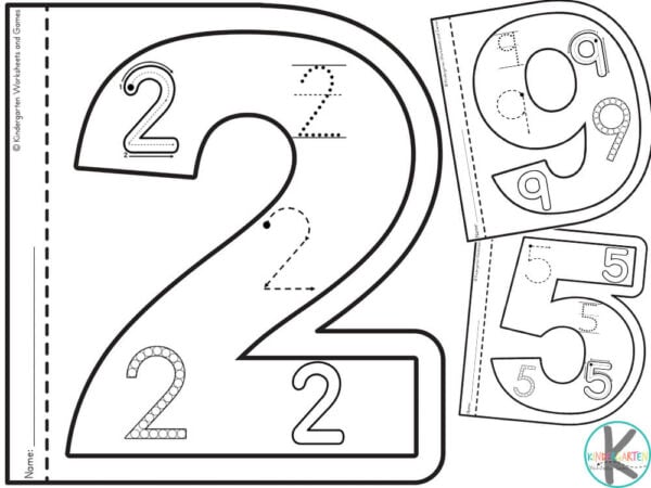 Âï free printable number tracing worksheets