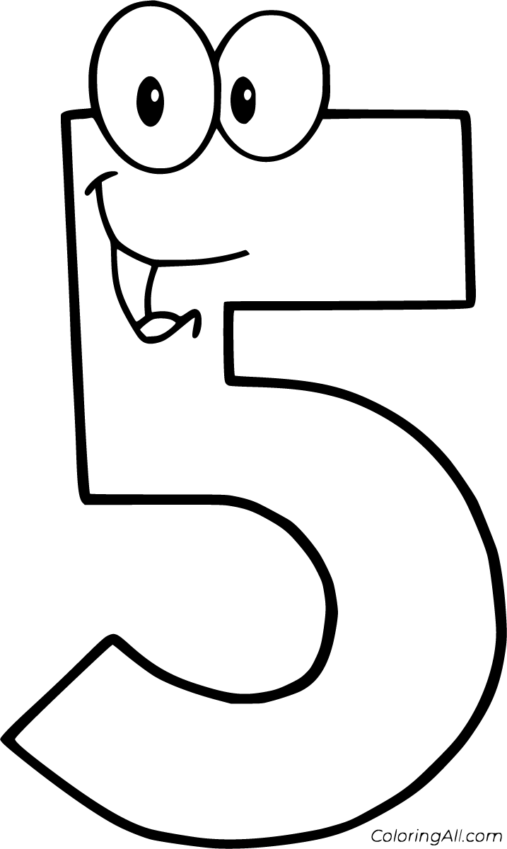 Number coloring pages