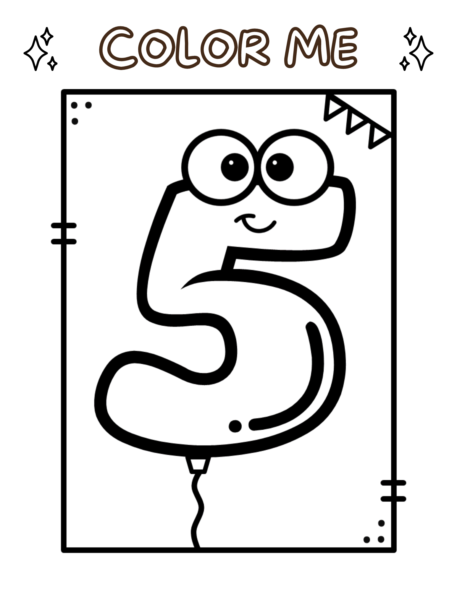 Numbers coloring book made by teachers