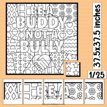 Anti bullying bulletin board coloring pages activities poster craft pink shirt