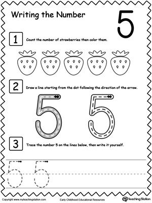 Free learn to count and write number kindergarten worksheets numbers preschool preschool writing