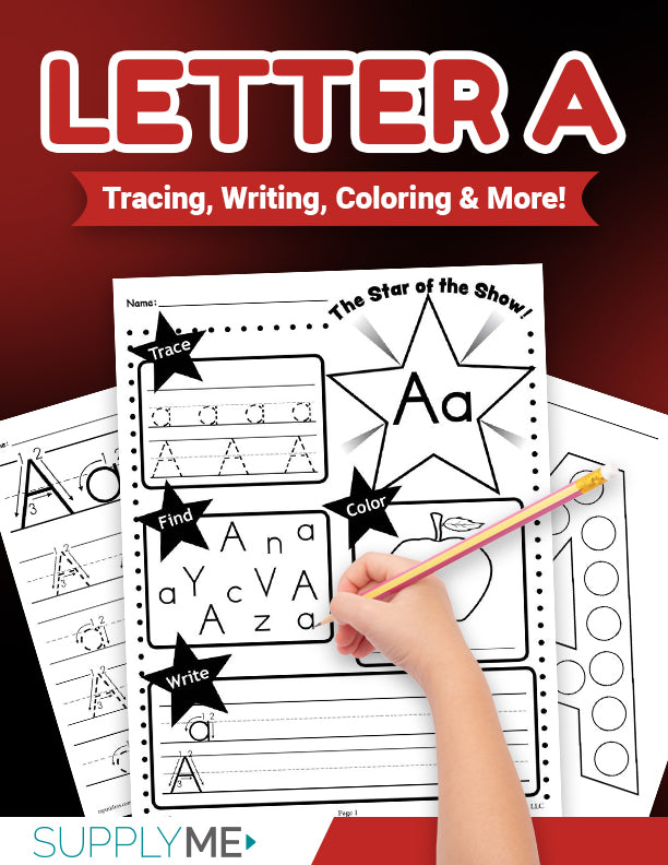 Letter a worksheets bundle