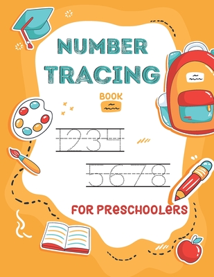 Number tracing book for preschoolers coloring pages trace numbers practice for pre