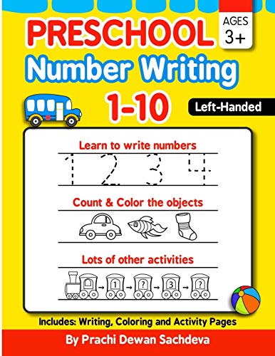 Preschool number writing