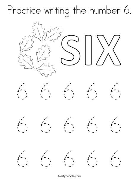 Practice writing the number coloring page