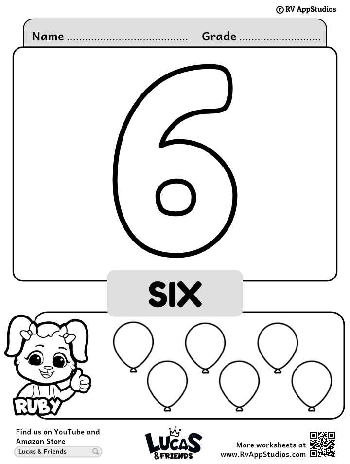 Number coloring sheet color number printable worksheet