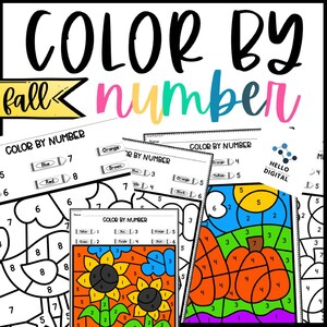 Number coloring pages