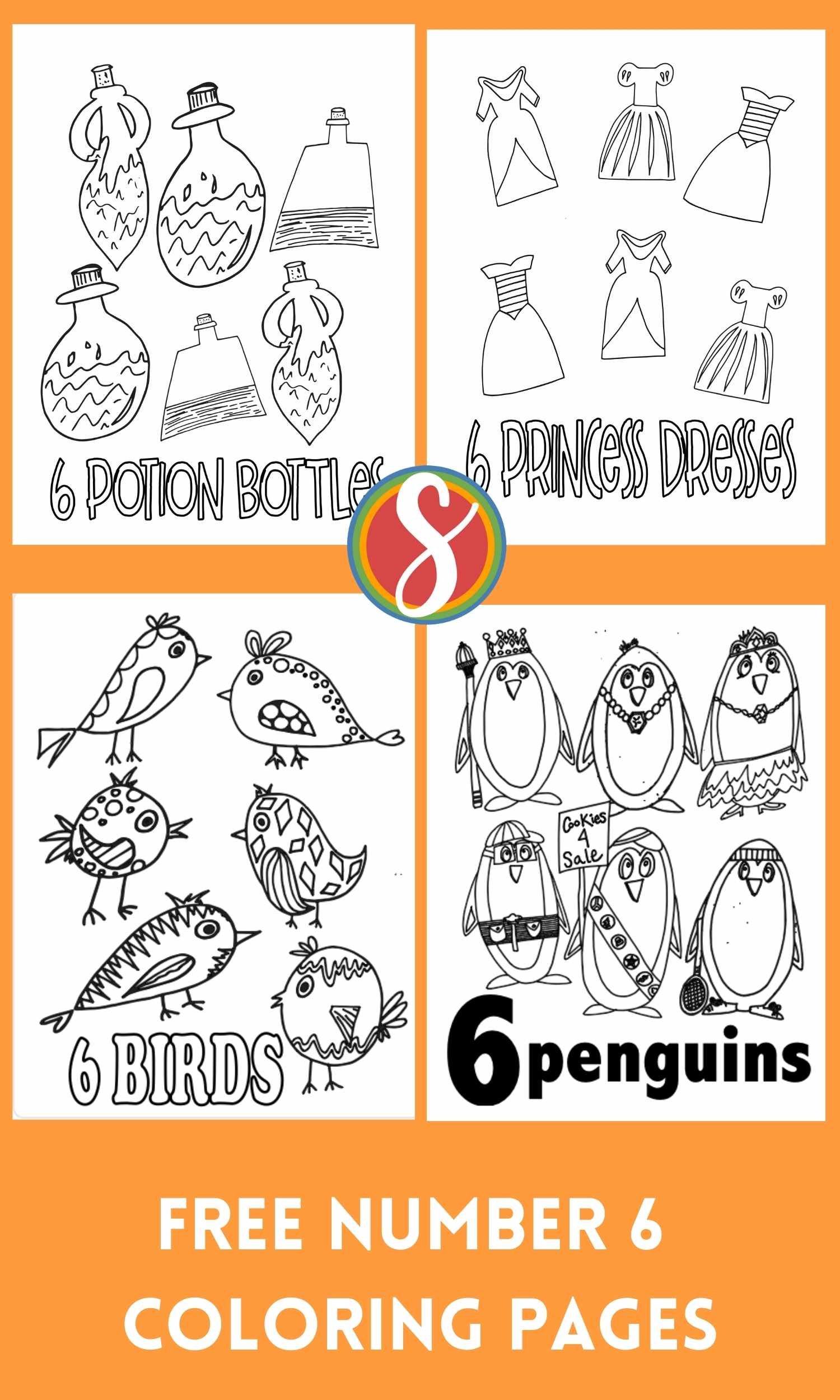 Free number printable coloring pages â stevie doodles