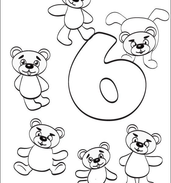 Coloring pages number coloring sheet