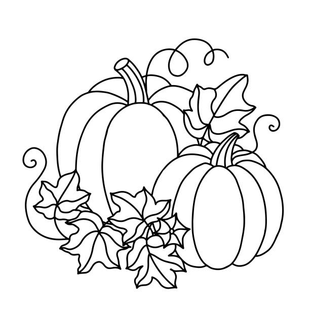 Fall coloring pages stock photos pictures royalty