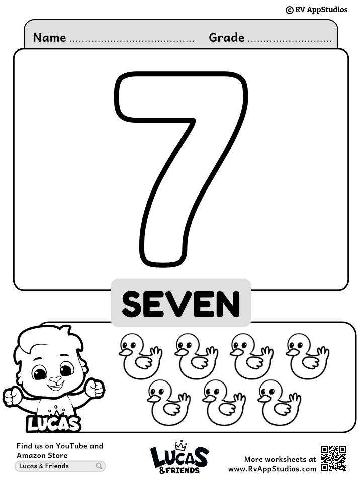 Number coloring sheet color number printable worksheet