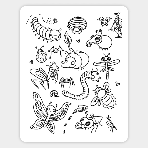 Bugz coloring page