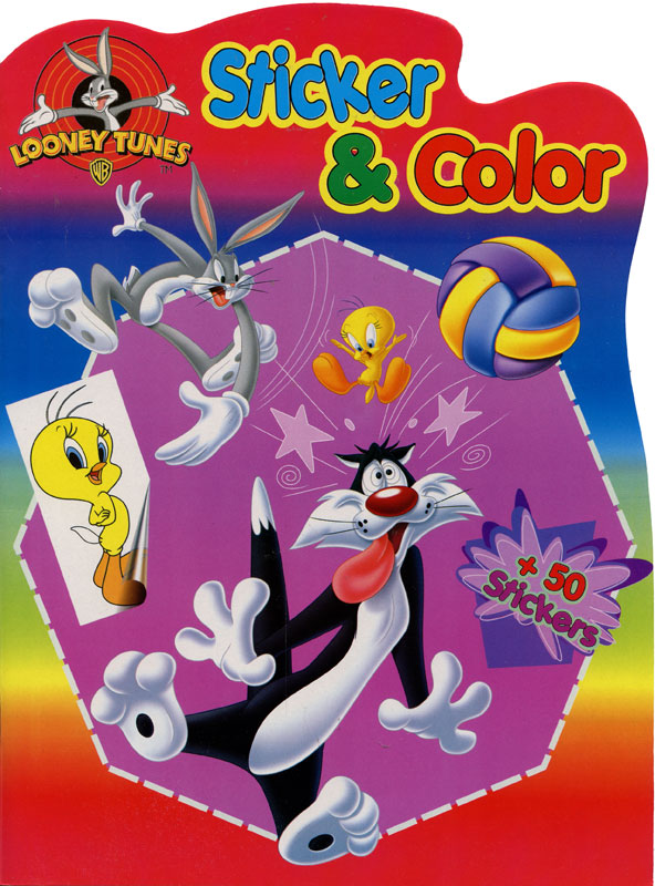 Stickers coloring book a looney tunes