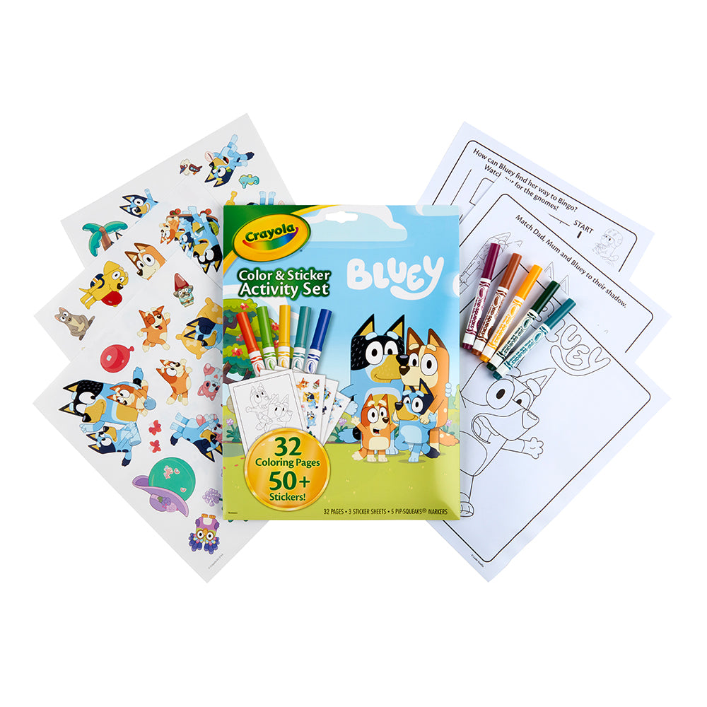 Bluey color and sticker activity set â us