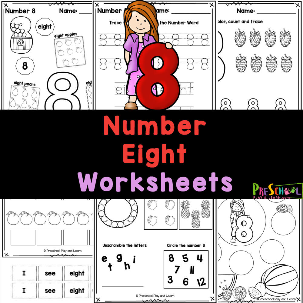 Free printable number worksheets for preschoolers