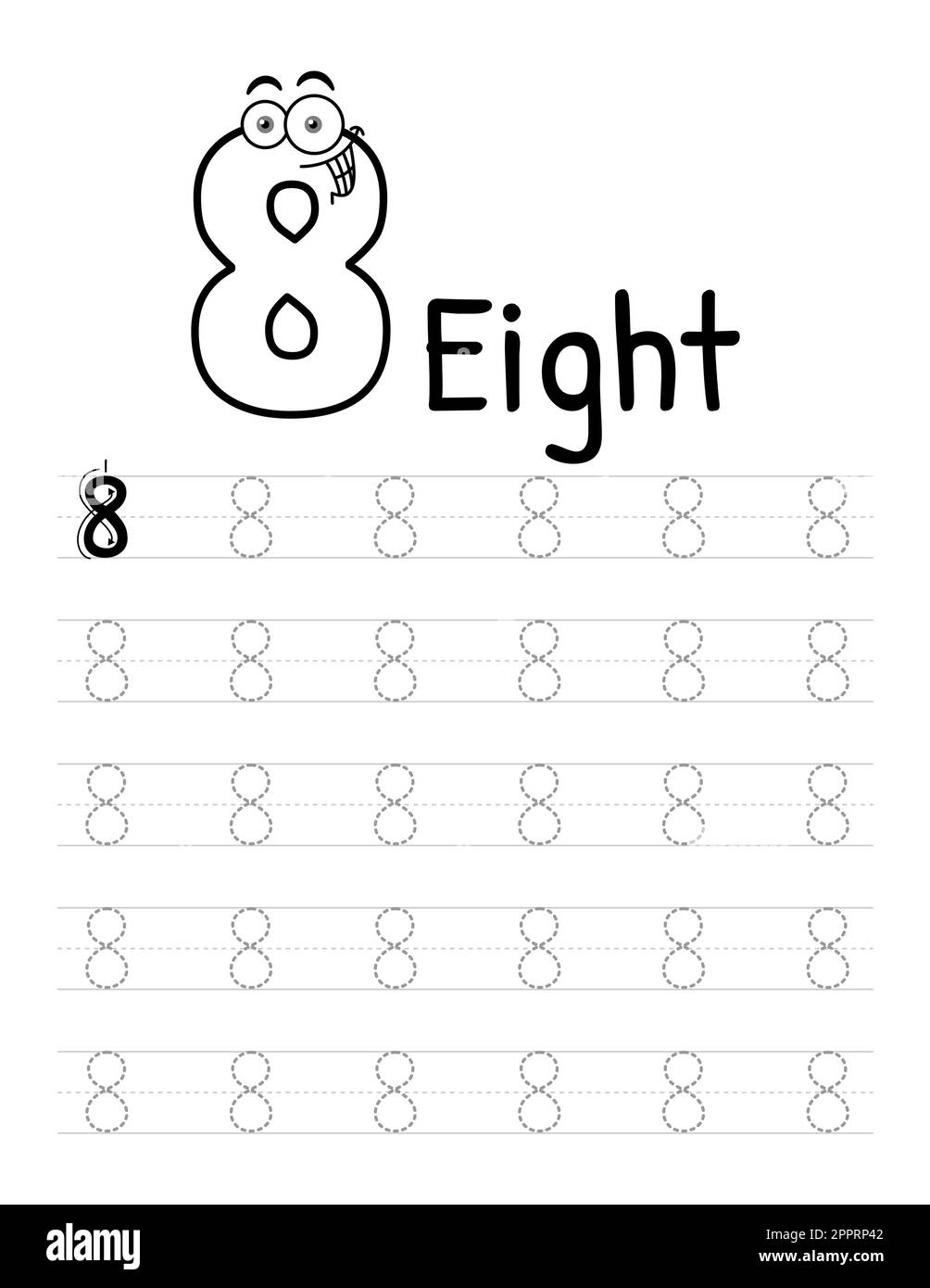 Number worksheet hi