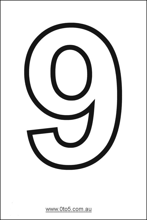 Number â large printable numbers printable numbers free printable numbers