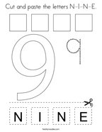 Number coloring pages