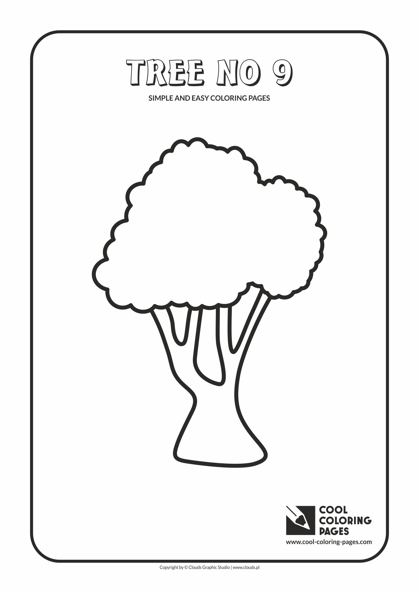 Cool coloring pages simple and easy coloring pages