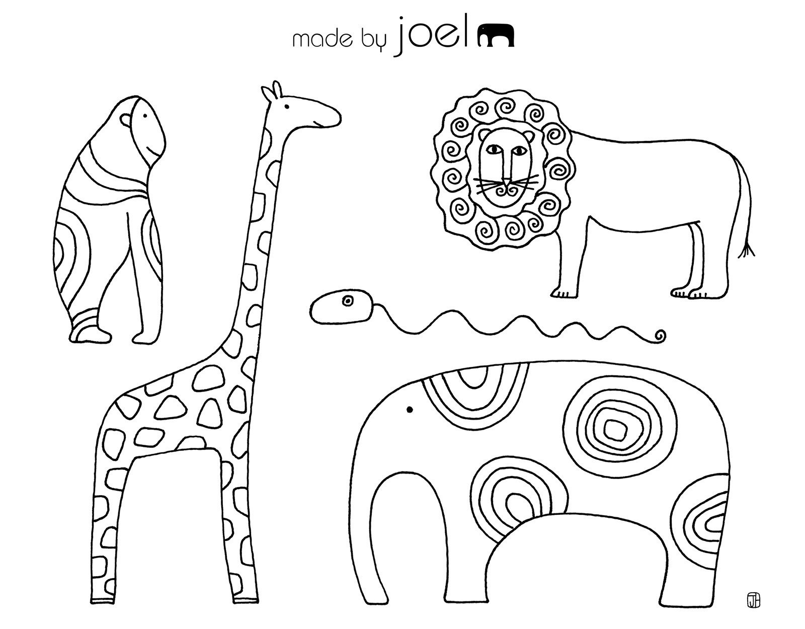 Free coloring sheets â made by joel