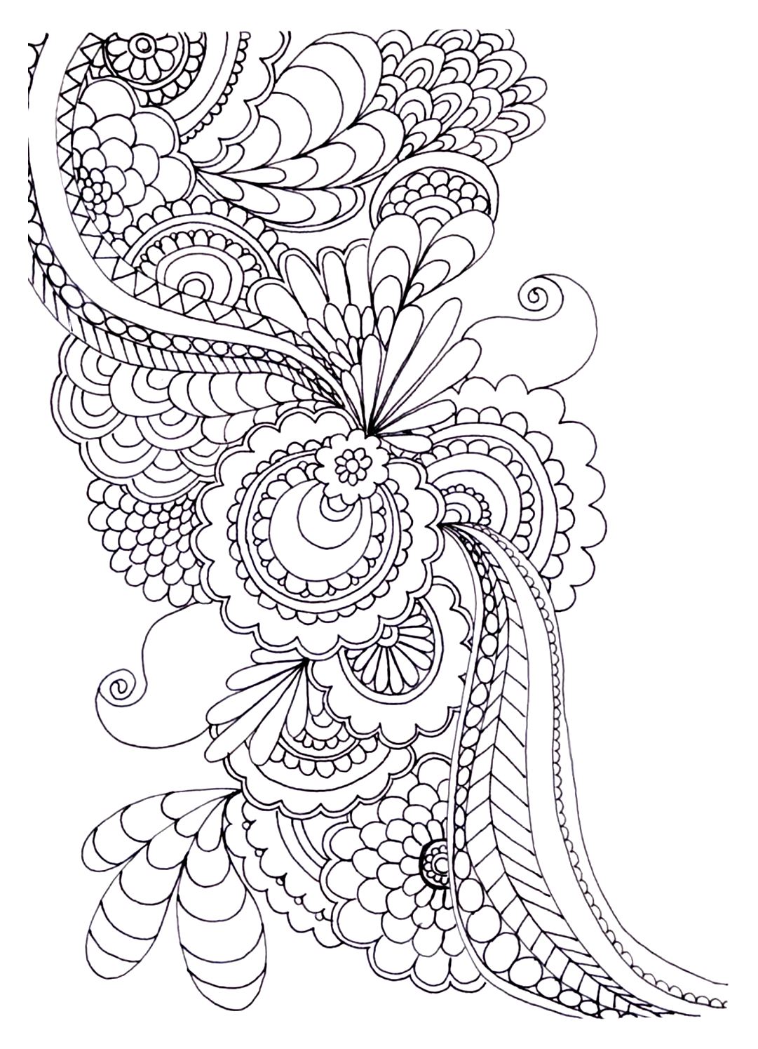 Free adult colouring pages